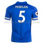 Leicester City Wes Morgan 5 Fotbalové Dresy Domáci 2020-21..